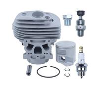 Kit cilindro da 46 mm adatto for motosega 562XP 560, parte 575355803, con valvola di decompressione e candela.