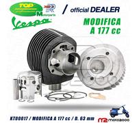 KIT CILINDRO DR ? 63 MODIFICA A 177 PER PIAGGIO VESPA PX E PE PXE ARCOBALENO 125