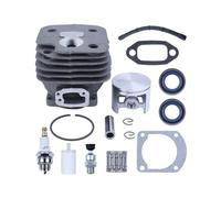 Kit Cilindro e pistone da 52 mm Adatto for Filtro 272 272XP 268, Guarnizione di Tenuta della Linea dell'olio, Candela di Scarico della Pressione, Motosega