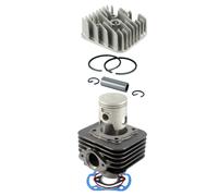 KIT CILINDRO GRUPPO TERMICO ARIA 47 RMS 70cc PER PIAGGIO NRG SFERA TYPHOON 50 2T