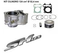 KIT CILINDRO GRUPPO TERMICO DIAM. 52,4 HONDA FES125 S-wing 125 2010 2011