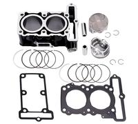 Kit Cilindro, Guarnizione Testa E Fasce Elastiche Moto - Compatibile Con Per EX250 Per Ninja 250, KLE250, Per Versys-X 250, ER250, Z250