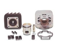 Kit cilindro Malossi MHR Replica 70 ccm per Piaggio Typhoon 50 | Alluminio, canna Nikasil, raffred. ad aria, filetto lungo, OE 31 8463, compatibile con Piaggio NRG 50 Power AC Luft C45300