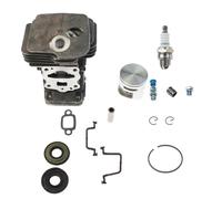 Kit cilindro pistone 44 mm adatto per motosega McCulloch CS450 Craftsman 358382000 RedMax GZ500 544119802 544119903
