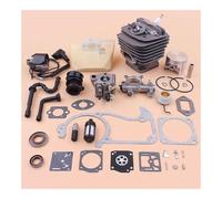 Kit cilindro pistone da 48 mm adatto for carburatore MS360 036 bobina di accensione filtro aria carburante olio linea ingranaggio a vite senza fine set guarnizioni