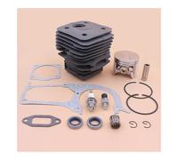 Kit cilindro pistone da 58 mm adatto for 395 395XP 395EPA Guarnizione carter olio Valvola di decompressione Cuscinetto Motosega