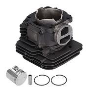 Kit Cilindro Pistone Motosega TS410 TS420 50mm Lega Alluminio | Lega alluminio silicio ad alta conducibilità termica per prestazioni stabili in officina