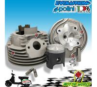 140.0211 CILINDRO EVOLUTION D.57 POLINI PIAGGIO VESPA 125 PRIMAVERA ET3 2T