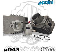 KIT CILINDRO CON TESTATA 140.0065 POLINI D.43 SP12 PIAGGIO SI BRAVO