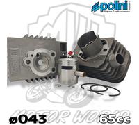 KIT CILINDRO CON TESTATA 140.0065 POLINI D.43 SP12 PIAGGIO SI BRAVO