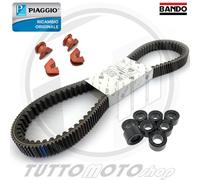 KIT CINGHIA CURSORI ORIGINALI RULLI BANDO PIAGGIO BEVERLY 350 SPORT TOURING 2013