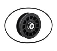 Kit cinghia di trasmissione e puleggia folle compatibile con più modelli di tosaerba come Z254F 539110411 539110311 Supporta un flusso di potenza affidabile