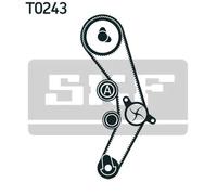 Kit cinghia distribuzione con profilo dente arrotondato VKMA 01170 SKF per AUDI