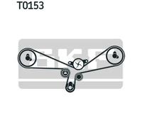 Kit cinghia distribuzione con profilo dente arrotondato VKMA 01202 SKF per AUDI