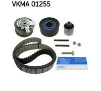 Kit cinghia distribuzione con profilo dente arrotondato VKMA 01255 SKF per AUDI
