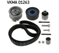 Kit cinghia distribuzione con profilo dente arrotondato VKMA 01263 SKF per VW