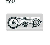 Kit cinghia distribuzione con profilo dente arrotondato VKMA 01335 SKF per AUDI