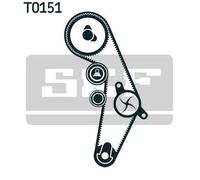 Kit cinghia distribuzione con profilo dente arrotondato VKMA 01918 SKF per AUDI