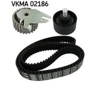 Kit cinghia distribuzione con profilo dente arrotondato VKMA 02186 SKF per FIAT