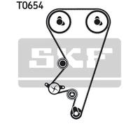 Kit cinghia distribuzione con profilo dente arrotondato VKMA 05202 SKF per OPEL