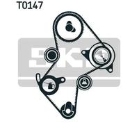 Kit cinghia distribuzione con profilo dente arrotondato VKMA 06114 SKF per OPEL