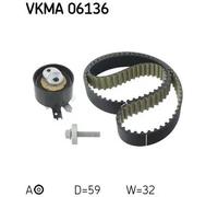 Set di cinghie di distribuzione SKF VKMA 06136