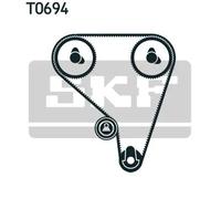 Kit cinghia distribuzione con profilo dente arrotondato VKMA 91017 SKF per LEXUS