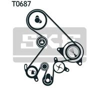Kit cinghia distribuzione con profilo dente arrotondato VKMA 91720 SKF