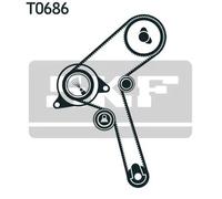 Kit cinghia distribuzione con profilo dente arrotondato VKMA 92519 SKF per LDV