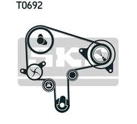 Kit cinghia distribuzione con profilo dente arrotondato VKMA 94619 SKF per MAZDA