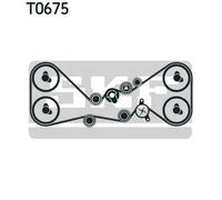 Kit cinghia distribuzione con profilo dente arrotondato VKMA 98115 SKF