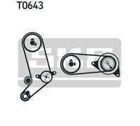 Kit cinghia distribuzione con profilo dente trapezoidale VKMA 01266 SKF per VW