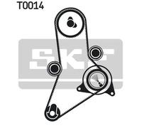 Kit cinghia distribuzione con profilo dente trapezoidale VKMA 02382 SKF per FIAT