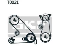 Kit cinghia distribuzione con profilo dente trapezoidale VKMA 03050 SKF per FIAT