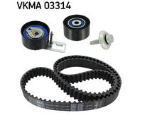 Kit cinghia distribuzione con profilo dente trapezoidale VKMA 03314 SKF per FORD