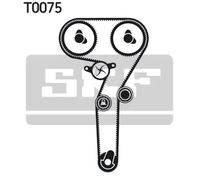 Kit cinghia distribuzione con profilo dente trapezoidale VKMA 05124 SKF per OPEL