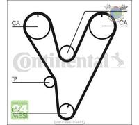 Kit cinghia distribuzione ContinentalCtam per CHRYSLER VOYAGER II / III I SARAT