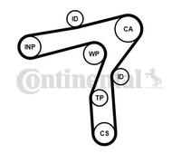 CONTITECH CT1241K1 Kit cinghia di distribuzione