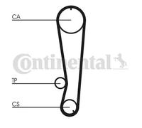 ContiTech Set di cinghie di distribuzione CT788K1 per Daihatsu Feroza, Applause 1.6 16V 97-00