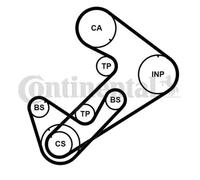 CONTINENTAL CTAM CT921K3PRO Kit cinghie dentate per HYUNDAI,KIA,MITSUBISHI