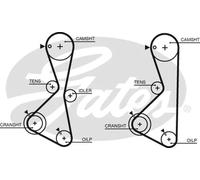 Kit cinghia distribuzione K015373XS GATES per MITSUBISHI GALANT VII L400 Autobus