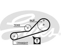 Kit cinghia distribuzione K035451XS GATES per FORD MAZDA