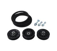Kit cinghia e puleggia per tosaerba, compatibile con LGT 2654 1542 XPT sostituisce 532194326 532194327, set di pulegge folli con cinghia trapezoidale
