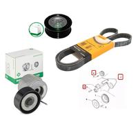 KIT CINGHIA ESTERNA TENDICINGHIA E GALOPPINO FIAT 500 X RENEGADE DOBLO 1.6 MJT