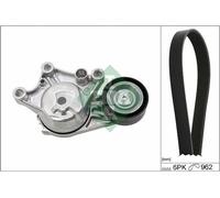 INA Kit Cinghie Poly-V 529 0335 10 962mm Compatibilità con PEUGEOT 208 I Hatchback CA, CC 2008 Station Wagon CU 3008 0U 308 II, CITROËN C3 II SC