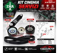 KIT CINGHIA SERVIZI INA HYUNDAI KIA 1.6 CRDI D4FE 529054610 3 PEZZI