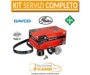 Kit Cinghia Servizi LANCIA LYBRA SW 2.4 JTD (839BXL1A) 103 KW 140 CV