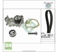 Kit cinghia Servizi + pompa acqua Ina per DACIA SANDERO LOGAN RENAULT THALIA ME