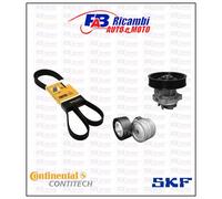 KIT CINGHIA SERVIZI - TENDITORE AUTOMATICO - POMPA ACQUA MOTORI 1.3 MJET 1°TIPO