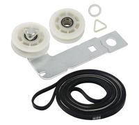 Kit Cinghia Tamburo Asciugatrice, Puleggia Tenditrice E Puleggia, Compatibile Con Maytag, Compatibile Con Essiccatori Kenmore 661570VP 661570V PS11726337
